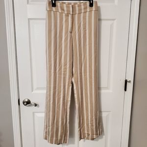 Anne Klein striped white and beige dress pants 16